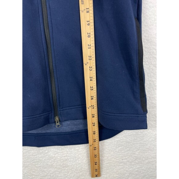 Nike Dri-FIT Full Zip Hoodie Men’s Size M Navy Club Fleece Team Sims Logo - Picture 7 of 9